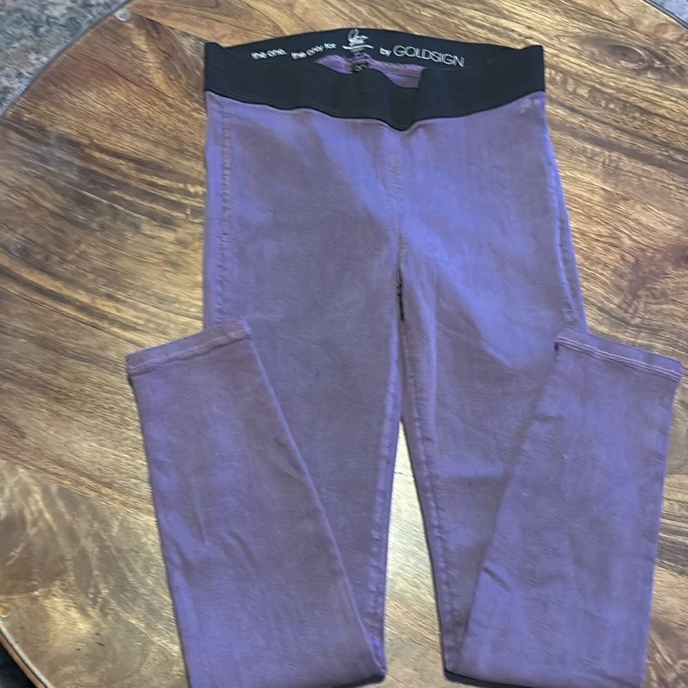 Goldsign premier legging jeans size 30 in plum